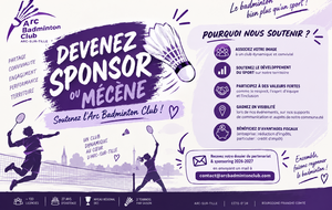 🔎 AVIS DE RECHERCHE : sponsors &amp; mécènes ! 🏸