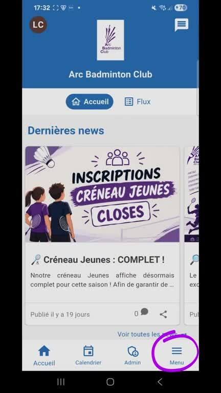 Demande Jeu Libre Invité(e) - Appli Mobile